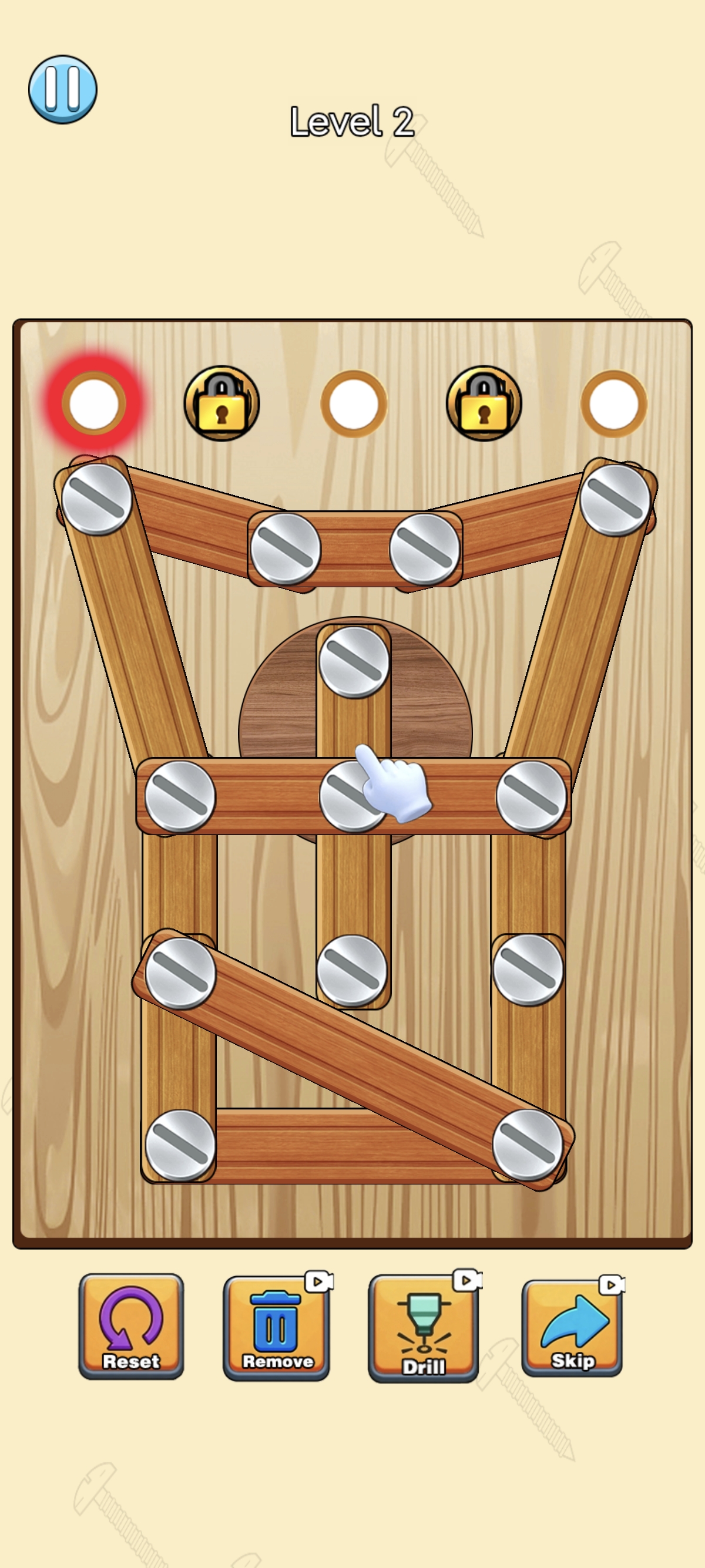 King Run Off level gameplay screen